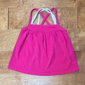 Toddler Girls Mini Boden Multi-Strap Tank Top - 4-5 Years - Tutti Fruity Pink